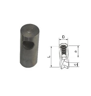Solid Bar Lifting Socket Fyrir snittari Socket Lifting System